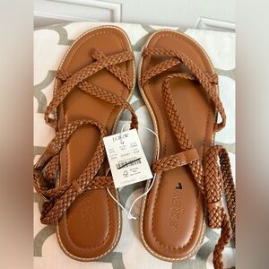 J.Crew Braided strappy sandals NWT Size 10